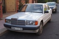 Mercedes 190 de 1990 - 300000 Km - Marrakech